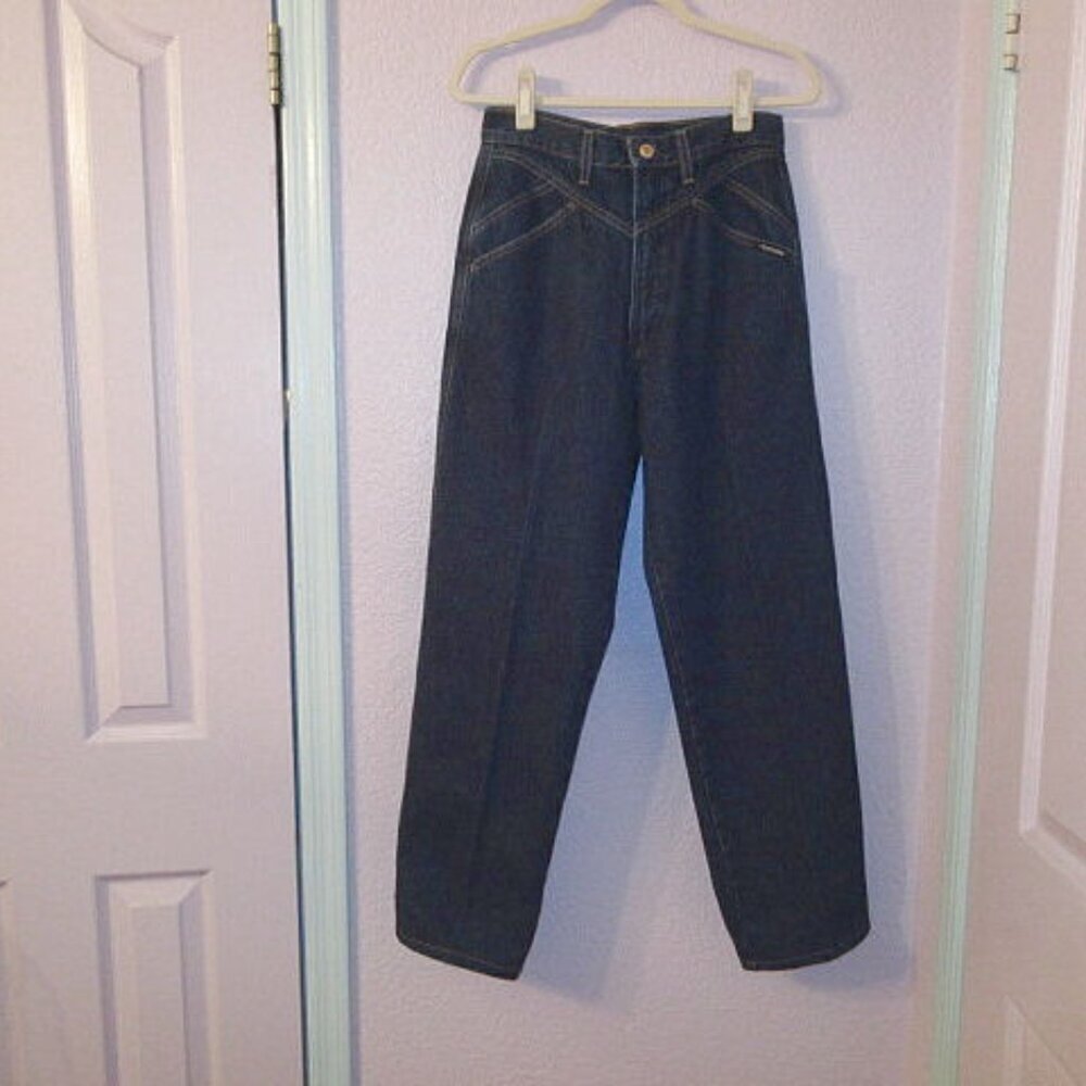 Vtg 90s Rockies Rocky Mountain Bareback Jeans Womens 28 High Western Cowgirl